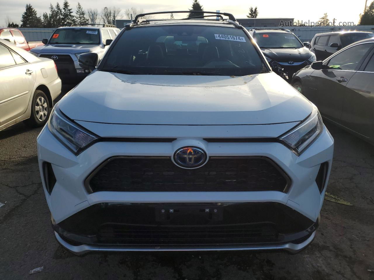 2021 Toyota Rav4 Prime Xse White vin: JTMFB3FV6MD041353