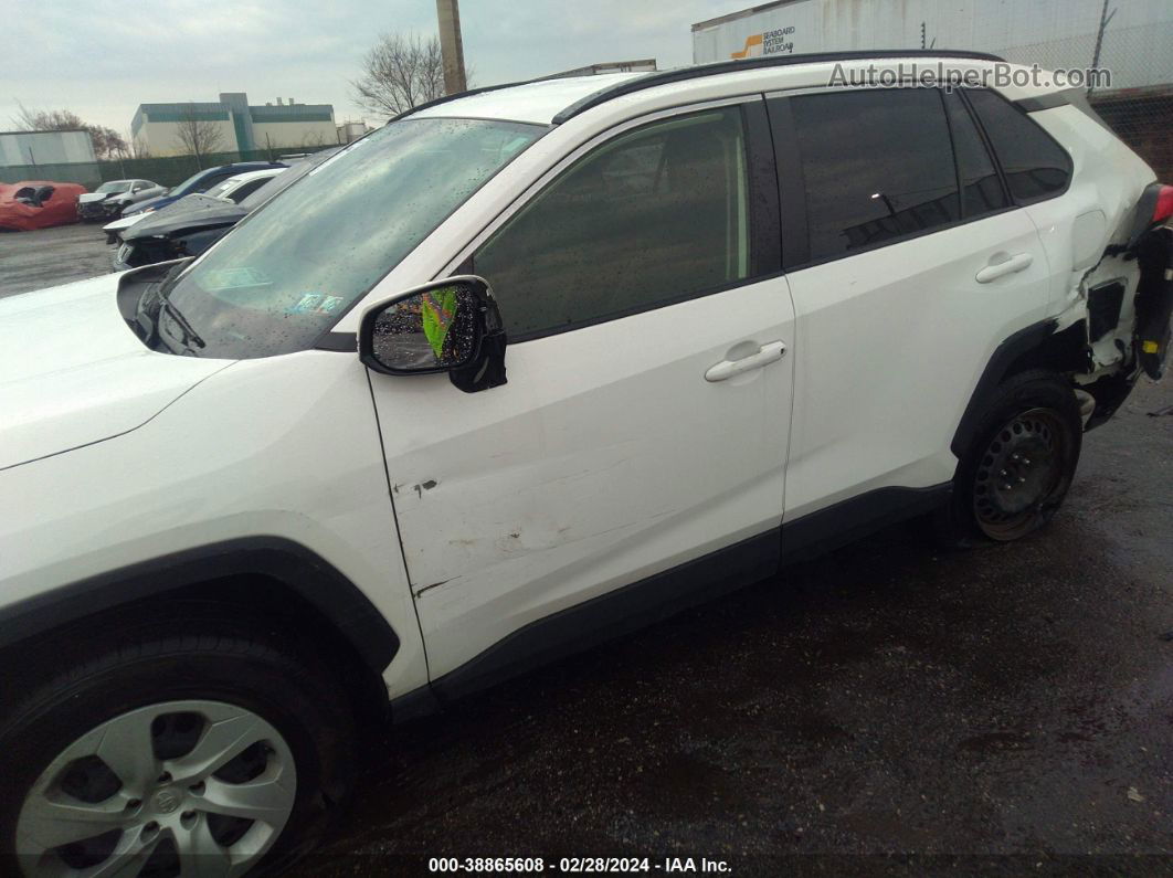 2019 Toyota Rav4 Le White vin: JTMG1RFV2KD504015