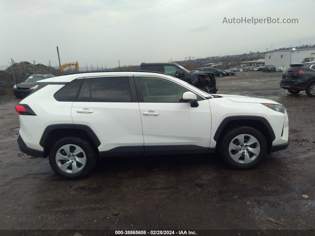 2019 Toyota Rav4 Le White vin: JTMG1RFV2KD504015