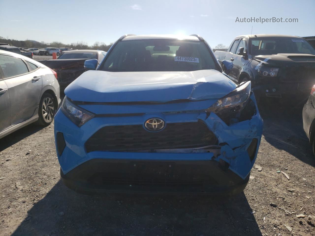 2019 Toyota Rav4 Le Blue vin: JTMG1RFV3KJ003815