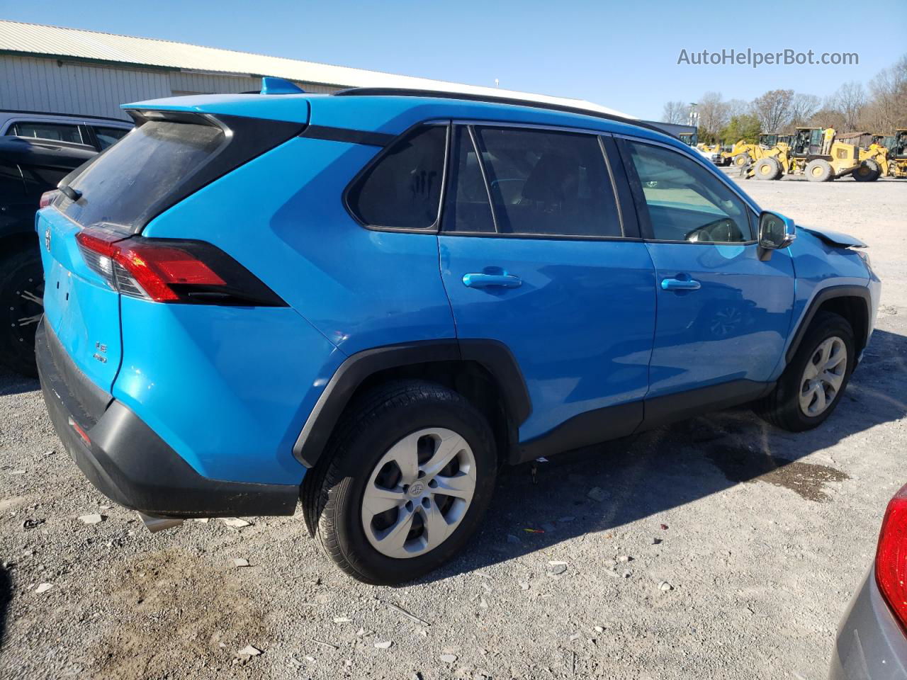 2019 Toyota Rav4 Le Blue vin: JTMG1RFV3KJ003815