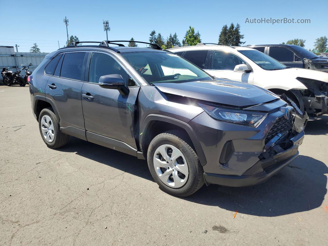 2019 Toyota Rav4 Le Синий vin: JTMG1RFV4KD020590