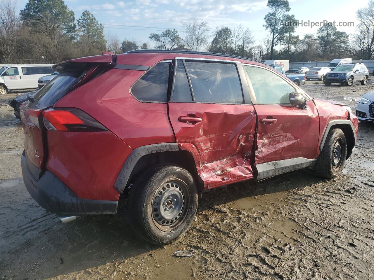 2019 Toyota Rav4 Le Red vin: JTMG1RFV6KJ013562