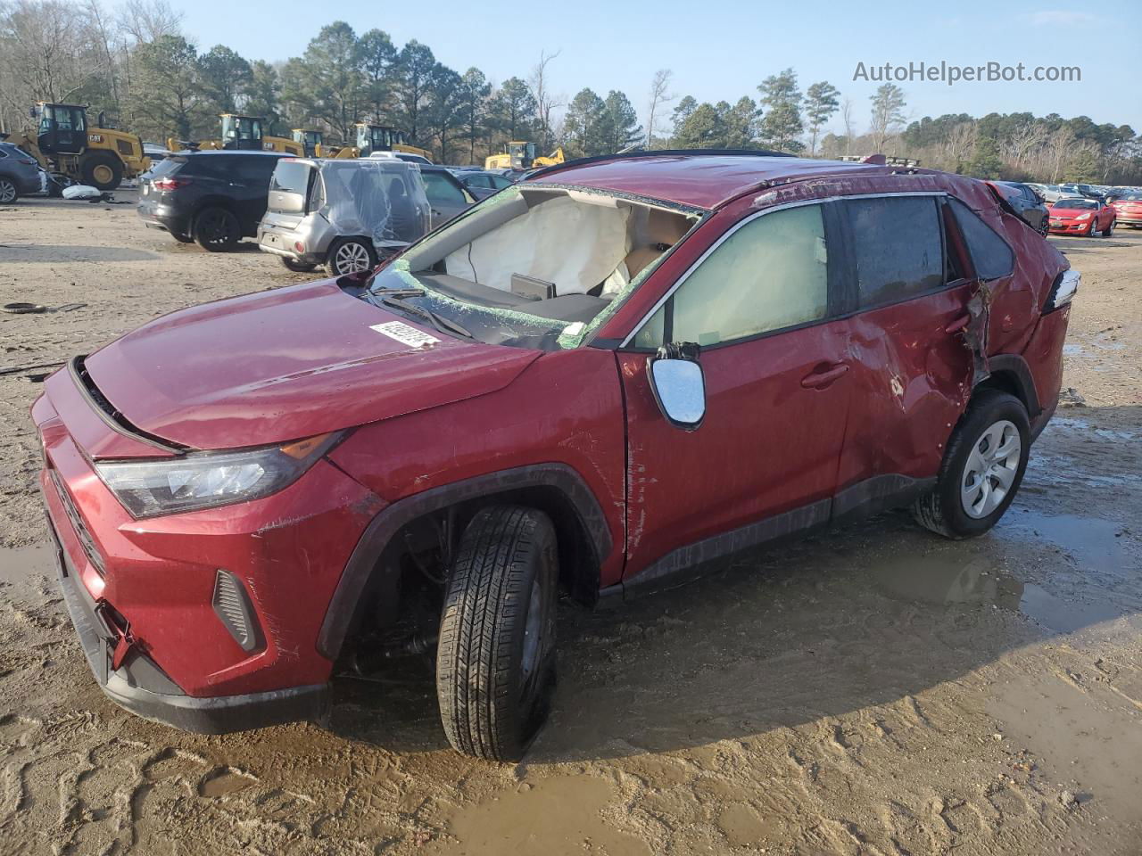 2019 Toyota Rav4 Le Red vin: JTMG1RFV6KJ013562