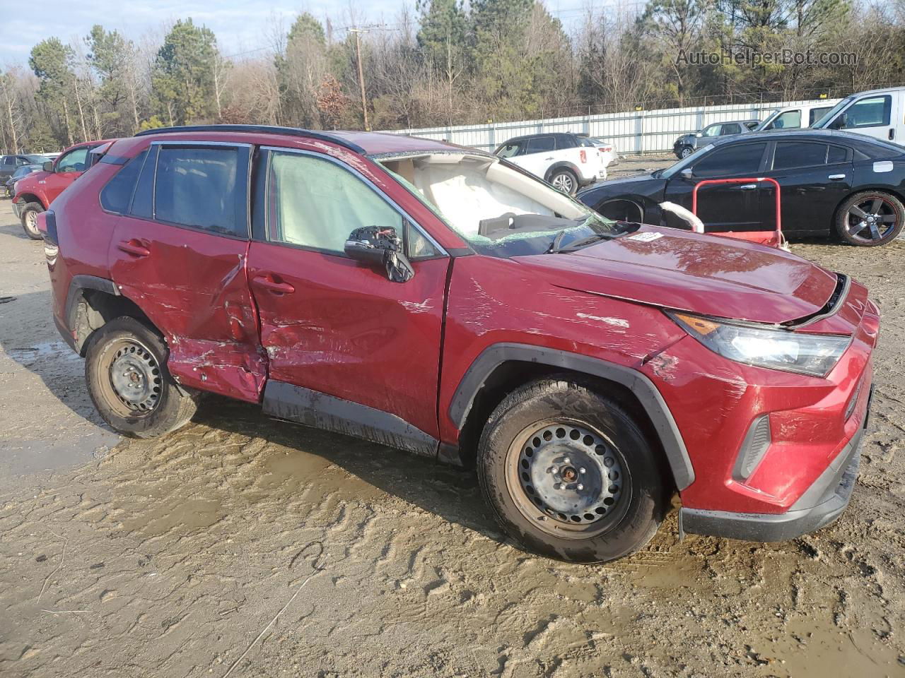 2019 Toyota Rav4 Le Red vin: JTMG1RFV6KJ013562