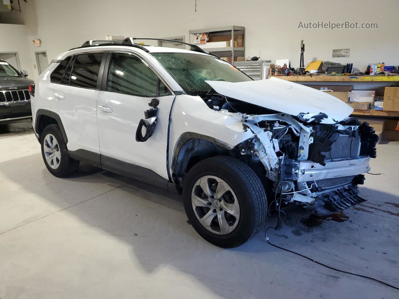 2019 Toyota Rav4 Le Белый vin: JTMG1RFV9KD044948