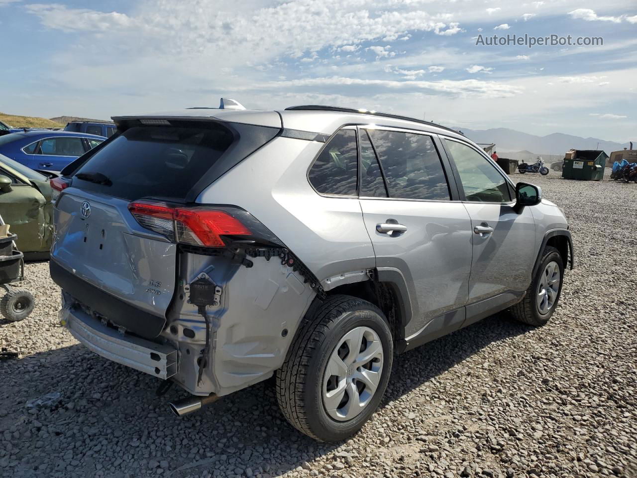 2019 Toyota Rav4 Le Серебряный vin: JTMG1RFV9KD507414