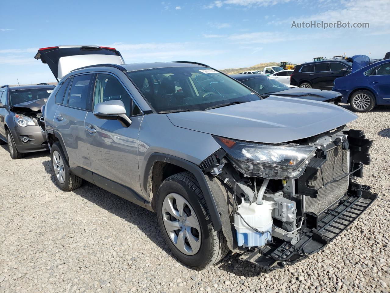 2019 Toyota Rav4 Le Серебряный vin: JTMG1RFV9KD507414