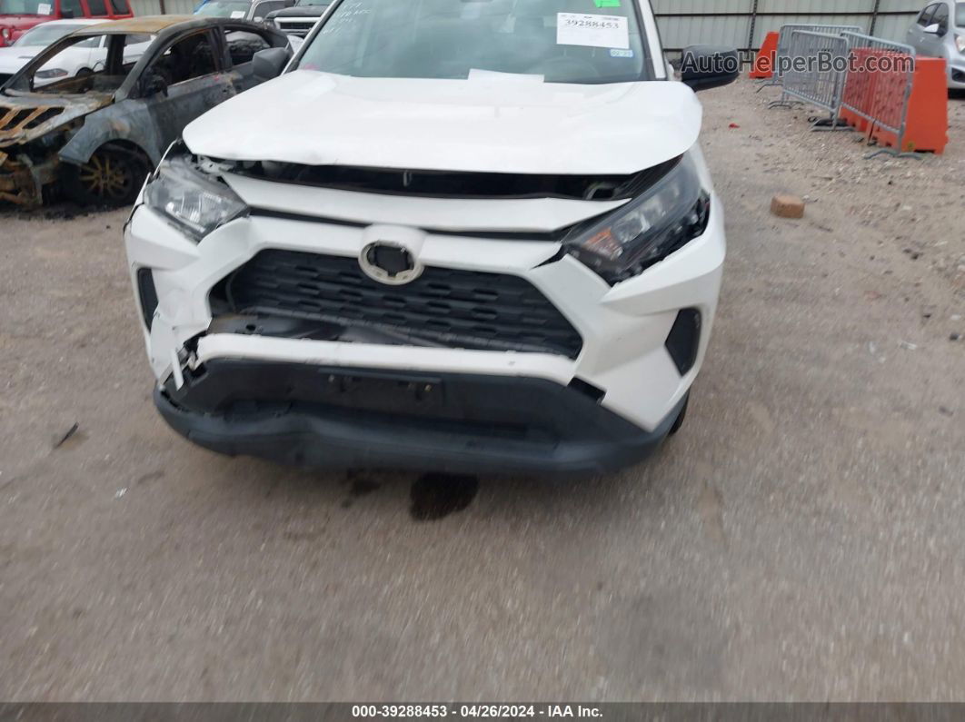 2019 Toyota Rav4 Le White vin: JTMH1RFV0KD009073