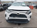 2019 Toyota Rav4 Le White vin: JTMH1RFV0KD009073