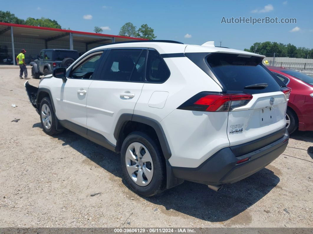 2019 Toyota Rav4 Le White vin: JTMH1RFV5KJ006882