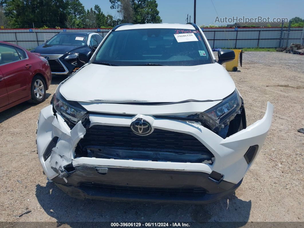 2019 Toyota Rav4 Le White vin: JTMH1RFV5KJ006882