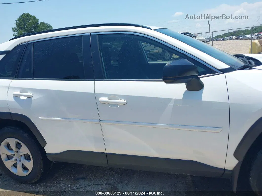 2019 Toyota Rav4 Le White vin: JTMH1RFV5KJ006882