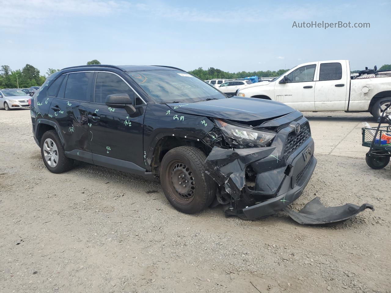 2019 Toyota Rav4 Le Black vin: JTMH1RFV6KD040649