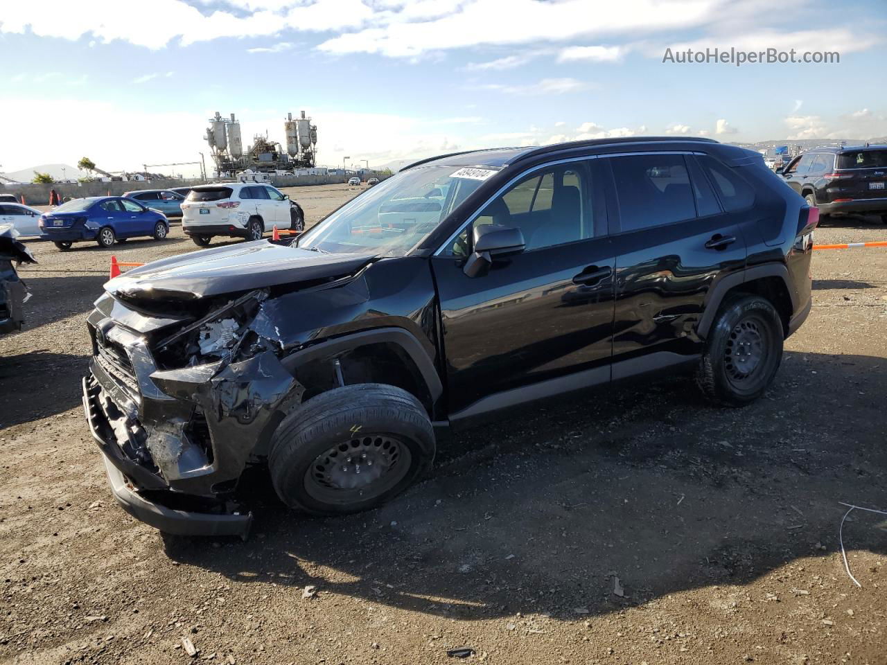 2019 Toyota Rav4 Le Black vin: JTMH1RFV8KJ003099