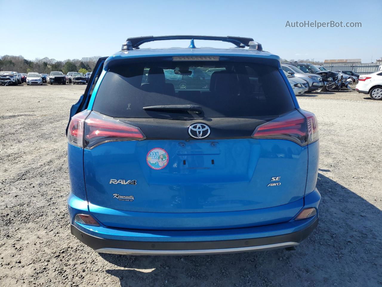 2018 Toyota Rav4 Se Blue vin: JTMJFREV5JJ182897