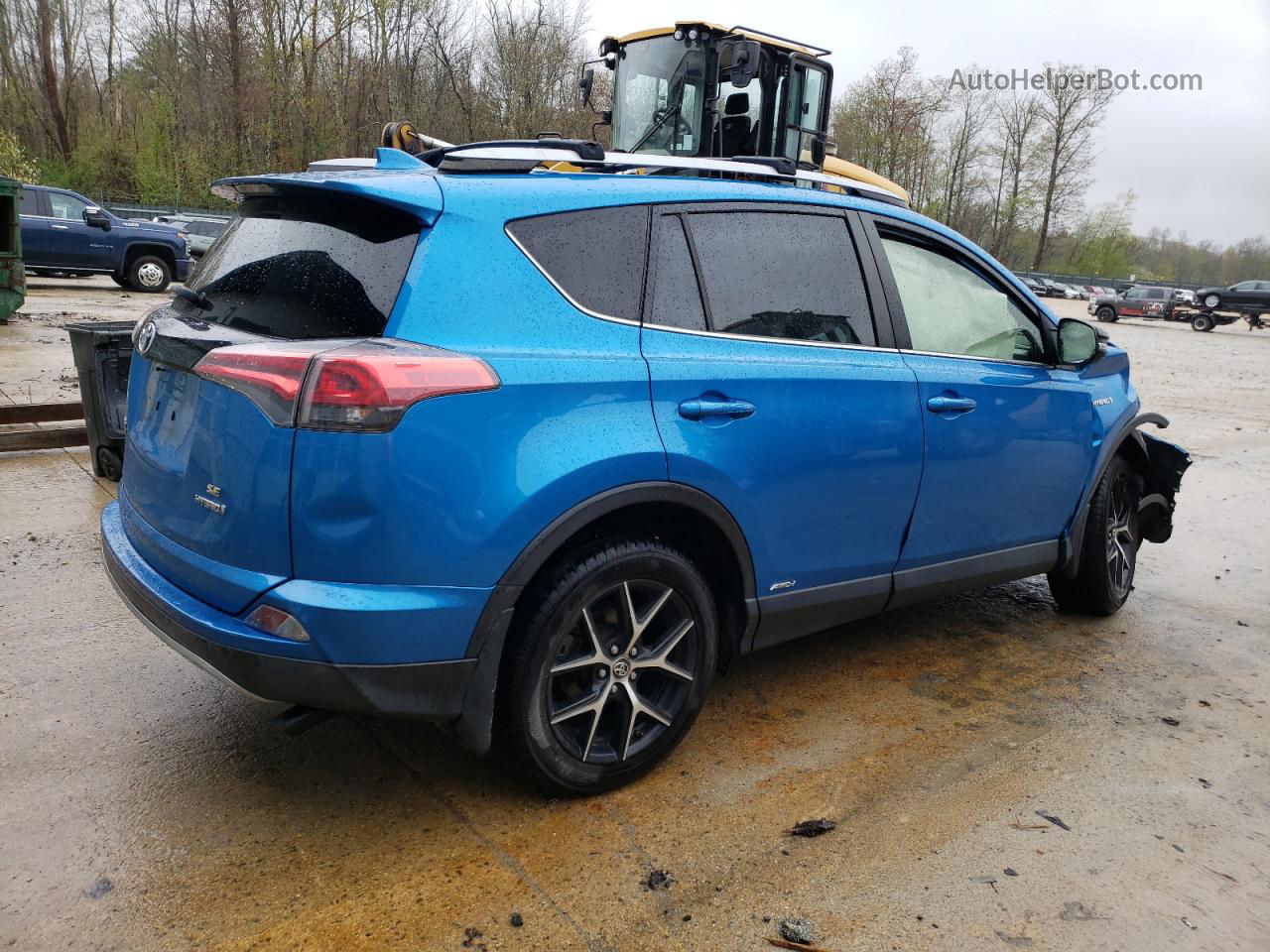 2017 Toyota Rav4 Hv Se Blue vin: JTMJJREV4HD093619