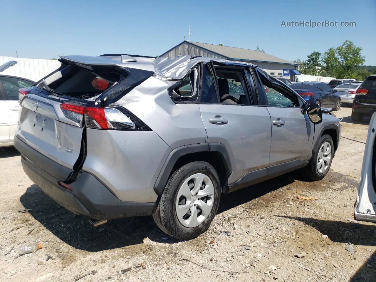 2020 Toyota Rav4 Le Silver vin: JTMK1RFVXLD059468