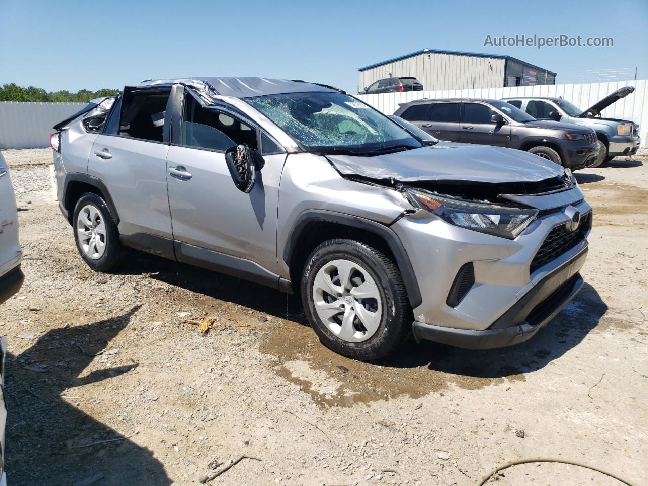 2020 Toyota Rav4 Le Silver vin: JTMK1RFVXLD059468