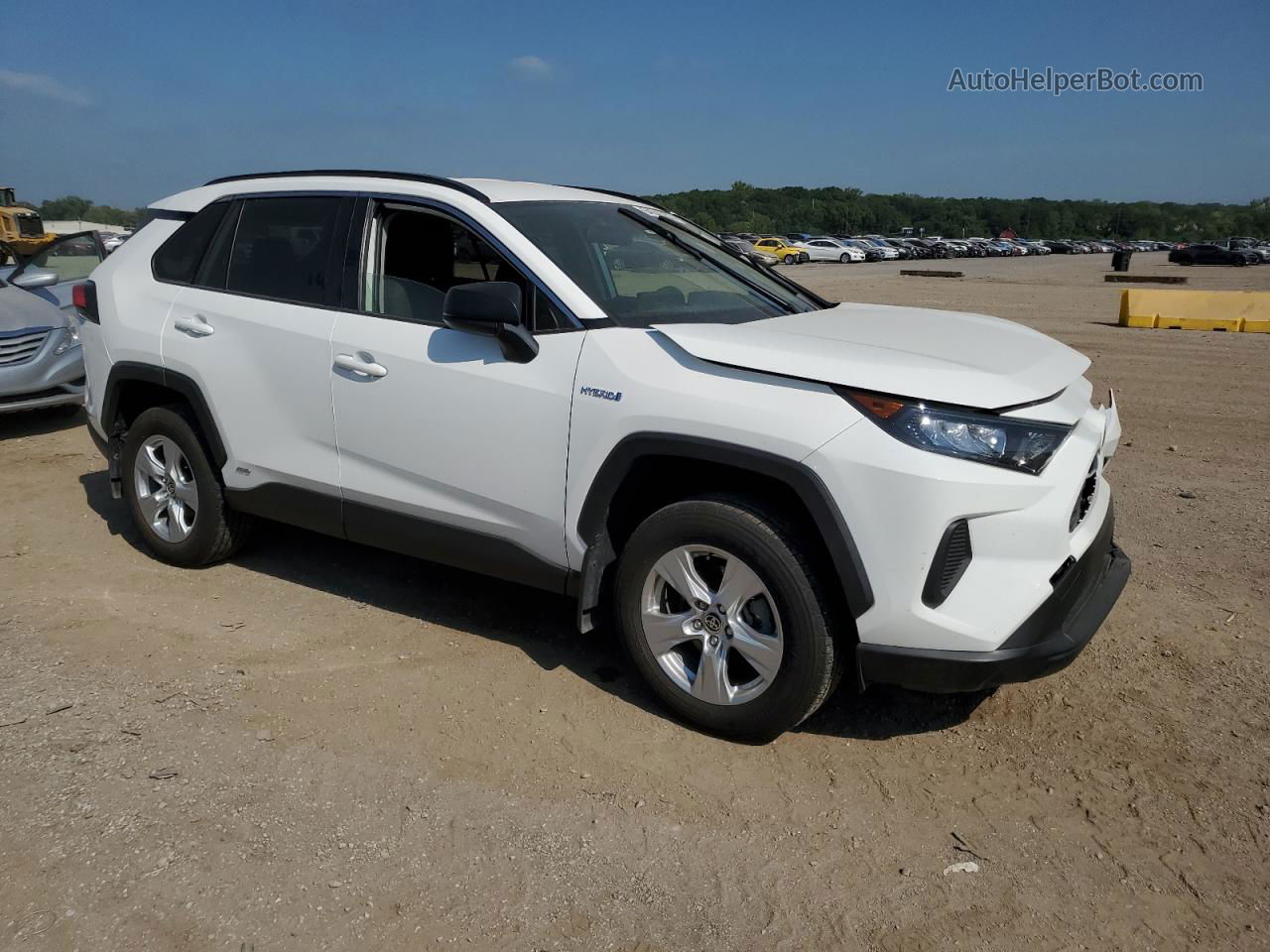 2021 Toyota Rav4 Le Белый vin: JTMLWRFV5MD128445