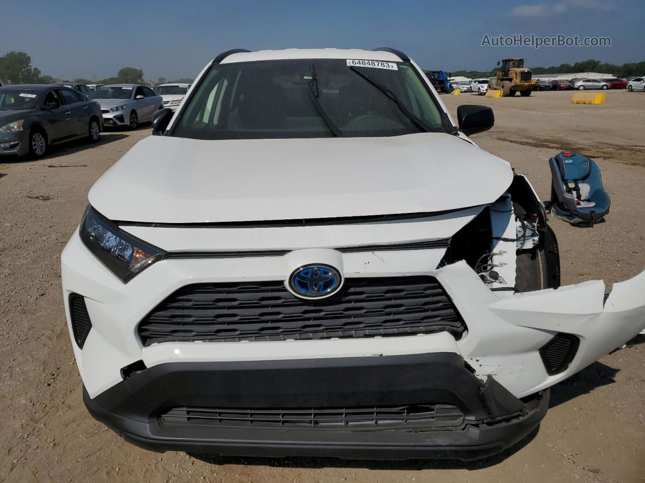 2021 Toyota Rav4 Le Белый vin: JTMLWRFV5MD128445