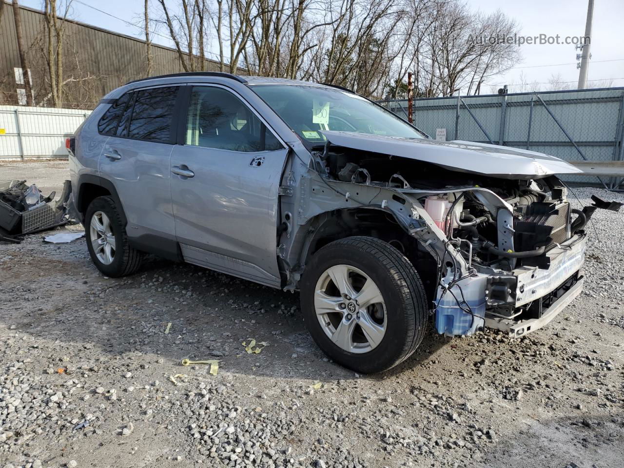 2021 Toyota Rav4 Le Серебряный vin: JTMLWRFV7MD559627