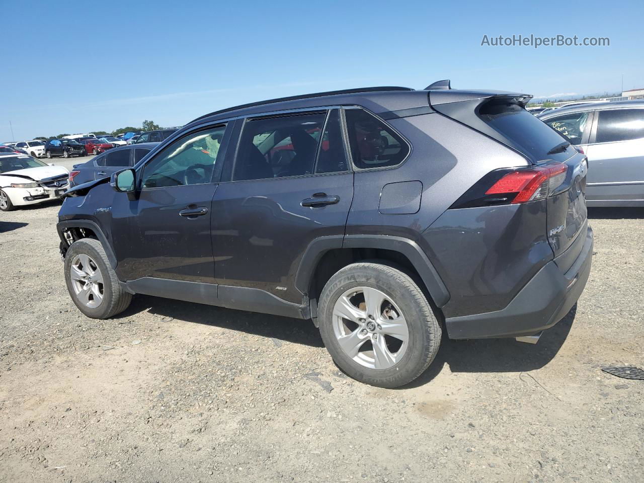 2019 Toyota Rav4 Le Серый vin: JTMMWRFV1KJ006622