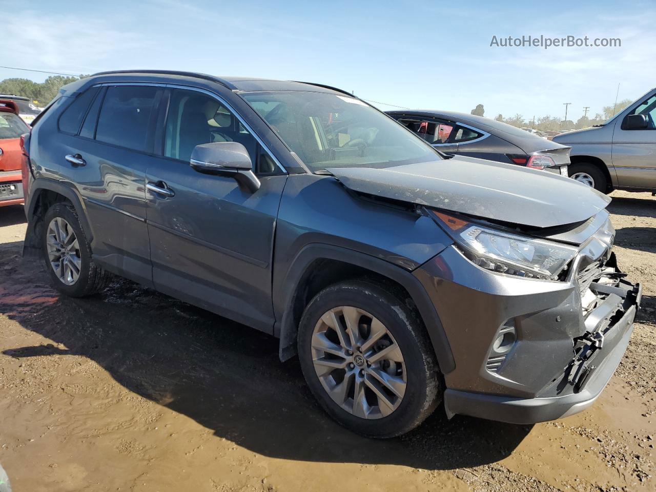 2019 Toyota Rav4 Limited Charcoal vin: JTMN1RFV0KD519233