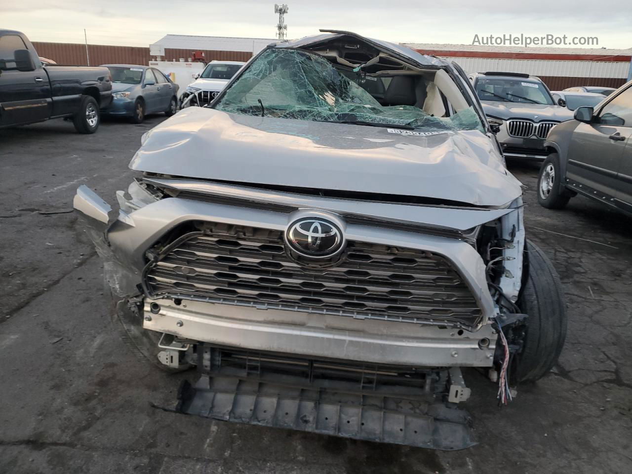 2019 Toyota Rav4 Limited Silver vin: JTMN1RFV4KD505089