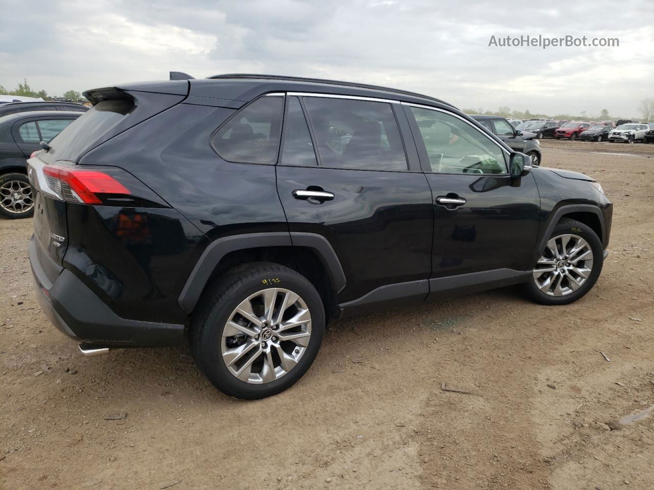 2019 Toyota Rav4 Limited Black vin: JTMN1RFV4KD523768