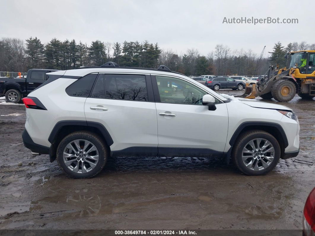 2019 Toyota Rav4 Limited White vin: JTMN1RFV5KD031119