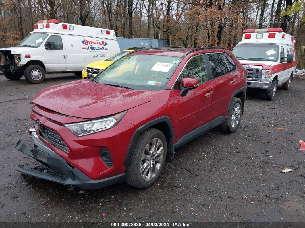 2021 Toyota Rav4 Limited Red vin: JTMN1RFV6MD073141