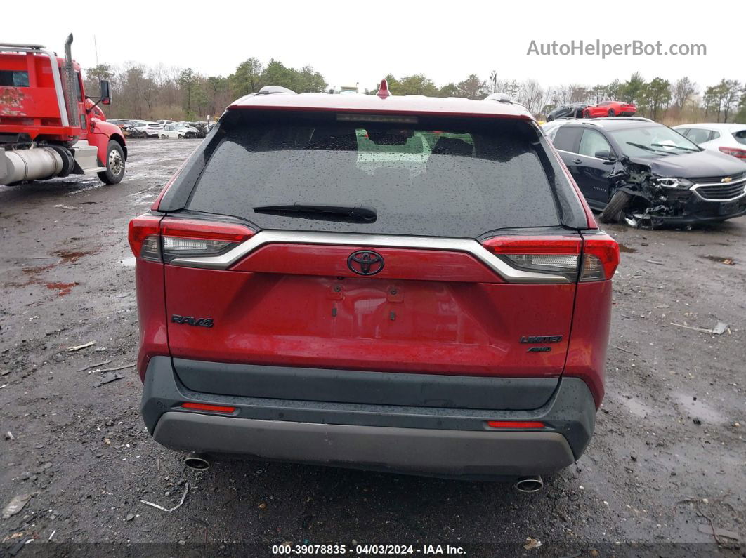 2021 Toyota Rav4 Limited Красный vin: JTMN1RFV6MD073141