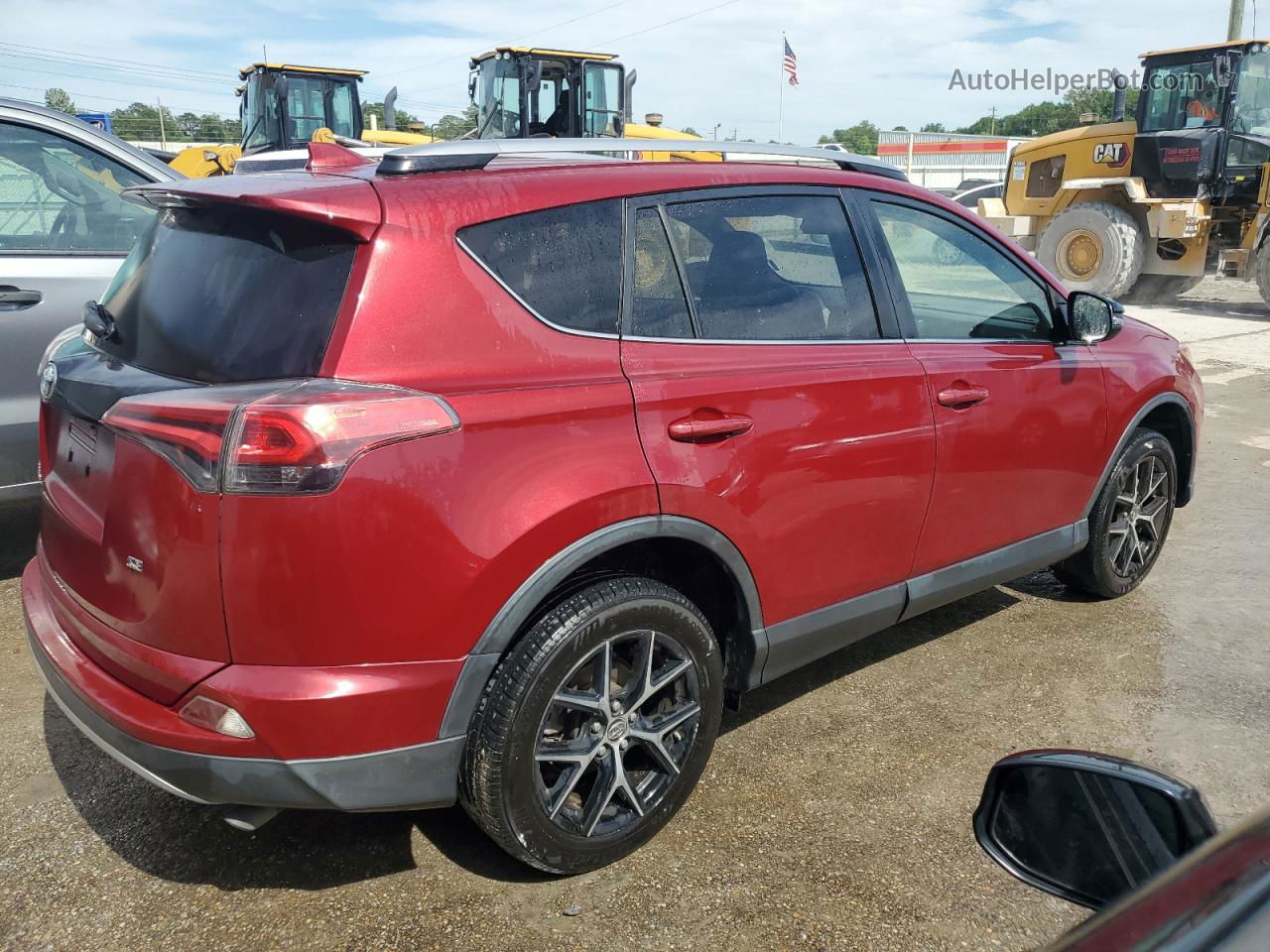 2018 Toyota Rav4 Se Burgundy vin: JTMNFREV1JD114211