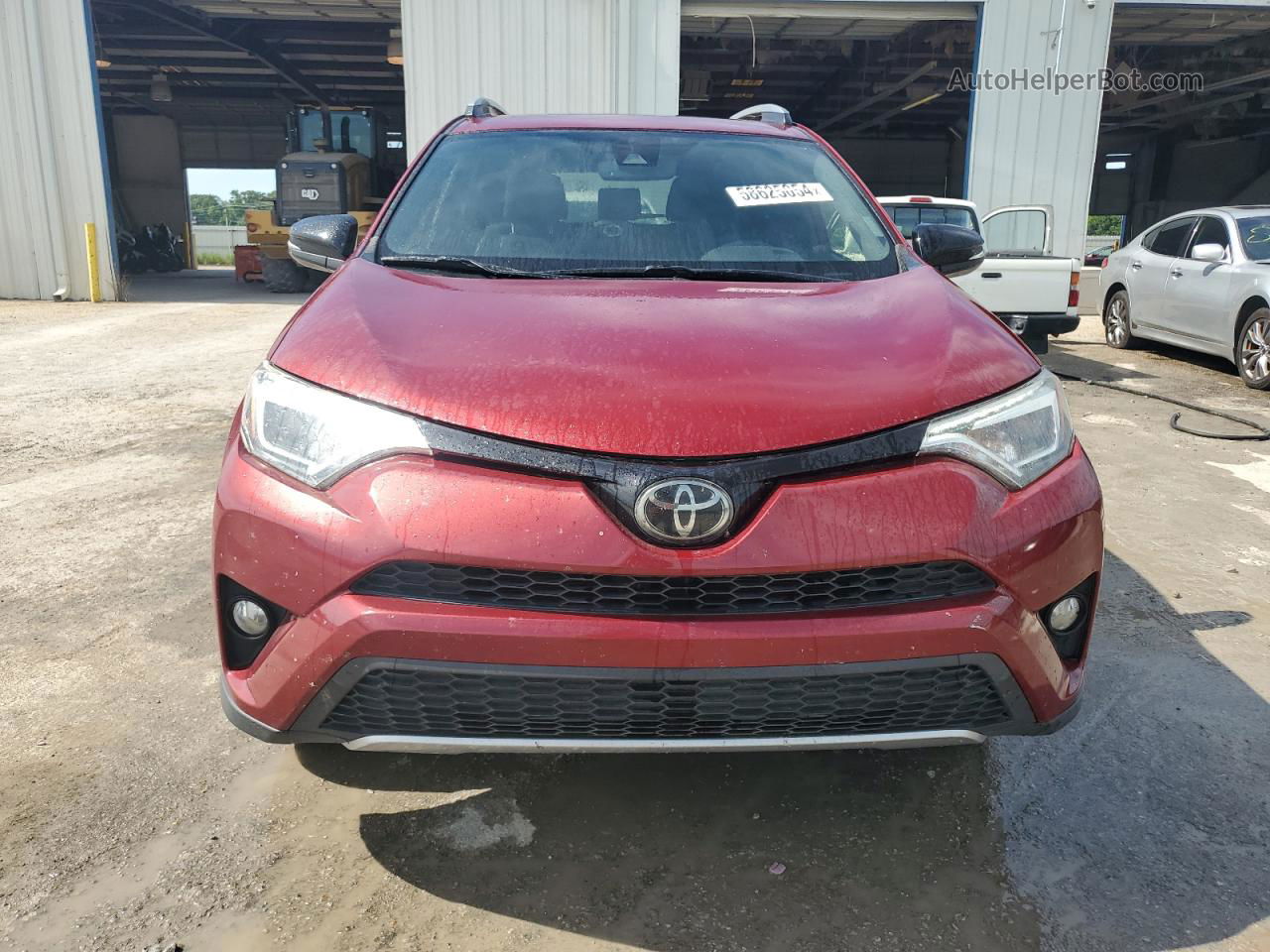 2018 Toyota Rav4 Se Бордовый vin: JTMNFREV1JD114211