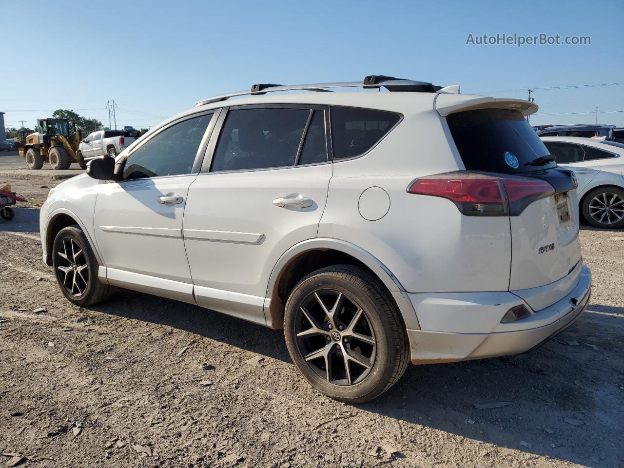 2016 Toyota Rav4 Se White vin: JTMNFREV2GJ074263