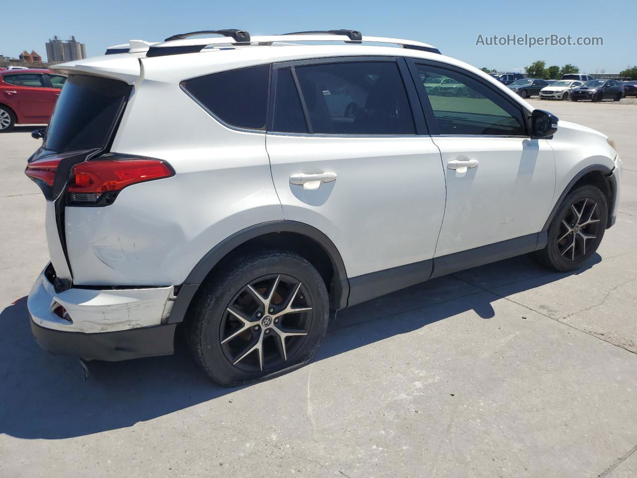 2016 Toyota Rav4 Se Белый vin: JTMNFREV8GJ070038