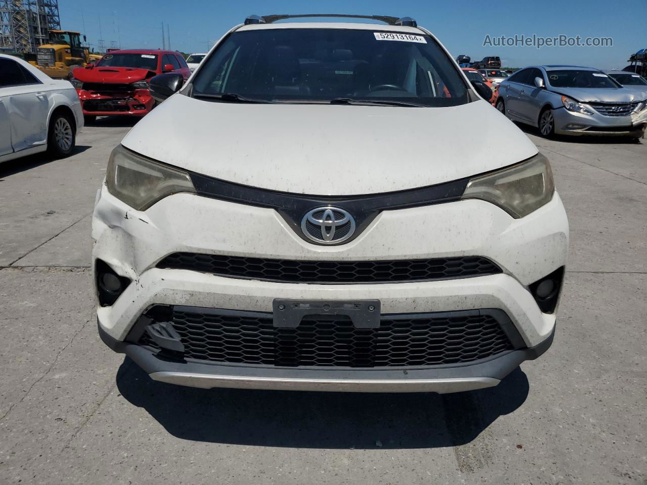 2016 Toyota Rav4 Se Белый vin: JTMNFREV8GJ070038