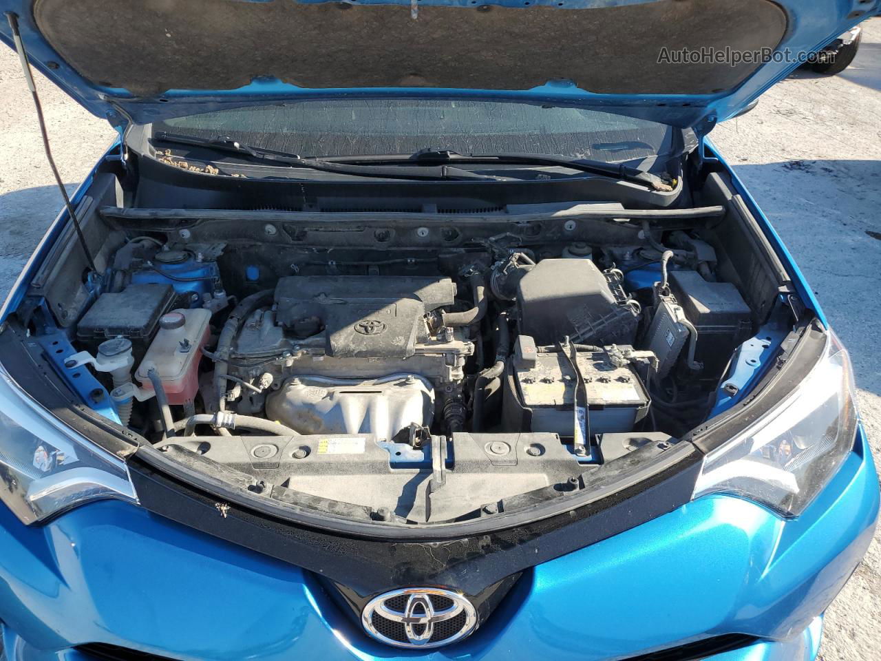 2016 Toyota Rav4 Se Blue vin: JTMNFREVXGD084148