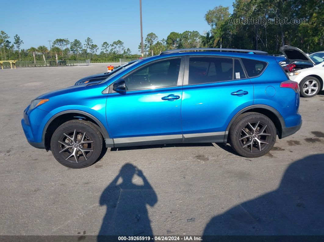 2018 Toyota Rav4 Se Blue vin: JTMNFREVXJJ151033