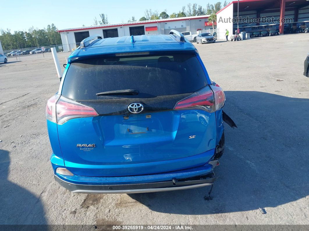 2018 Toyota Rav4 Se Blue vin: JTMNFREVXJJ151033