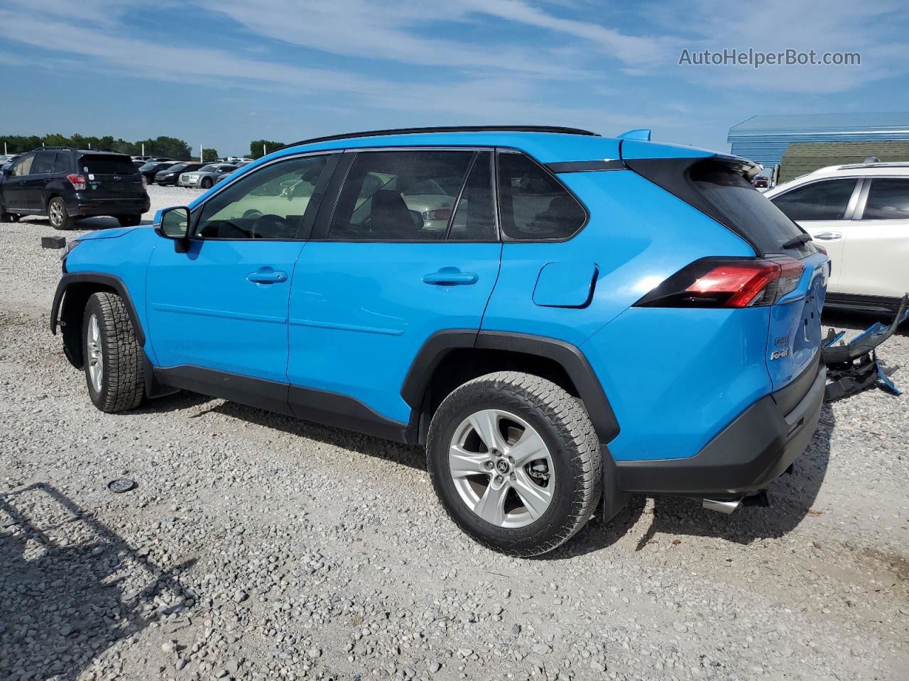 2019 Toyota Rav4 Xle Blue vin: JTMP1RFV1KD039825