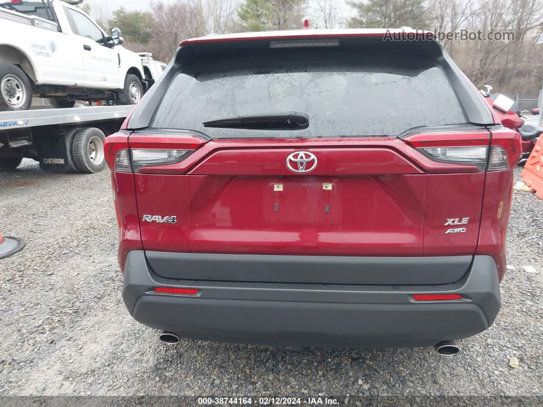 2019 Toyota Rav4 Xle Красный vin: JTMP1RFV2KD037291