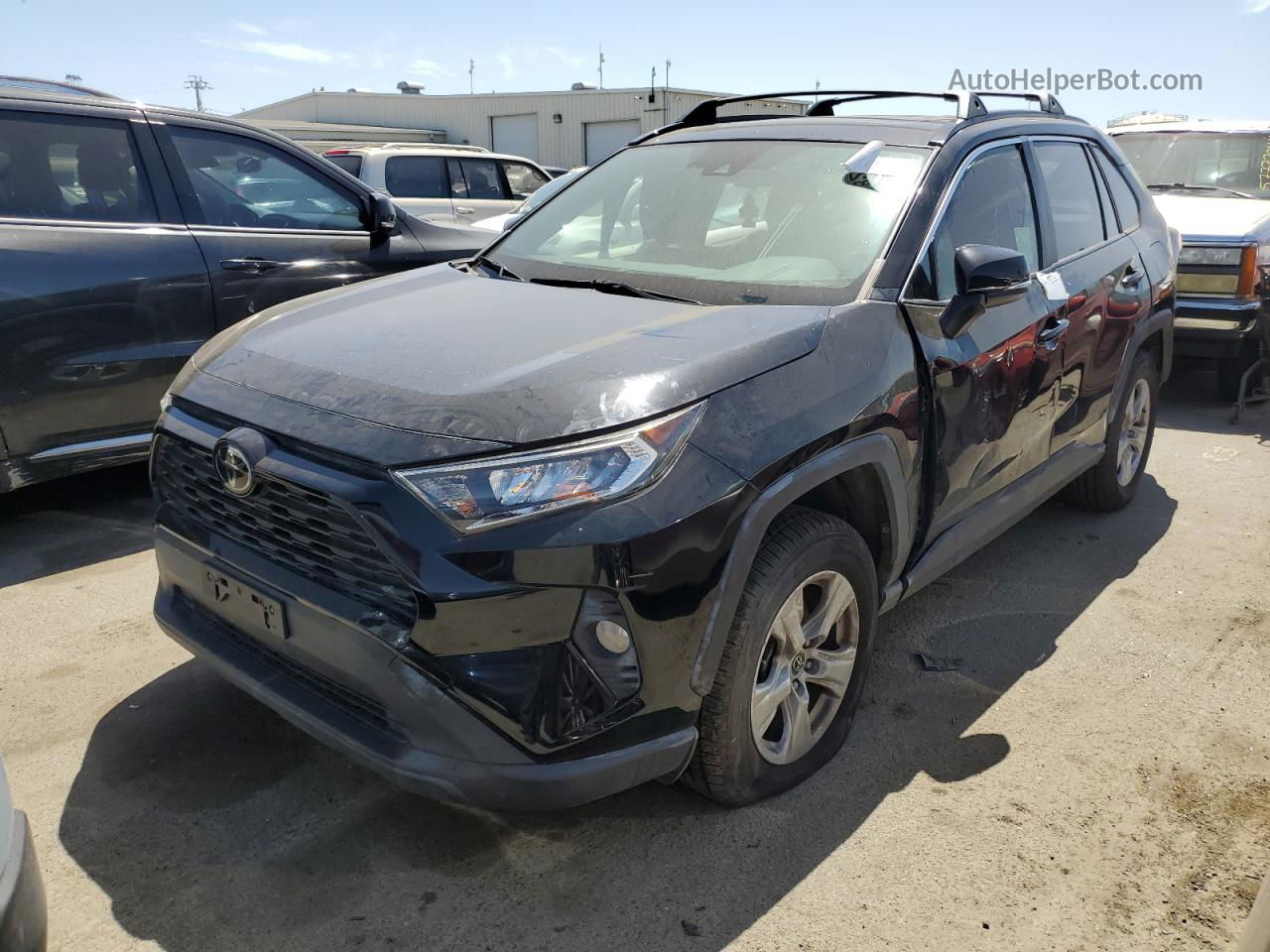 2019 Toyota Rav4 Xle Blue vin: JTMP1RFV3KD031211