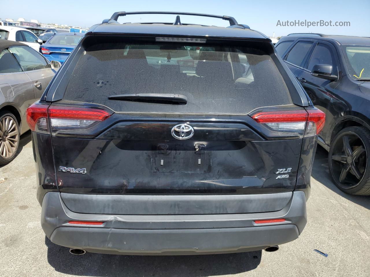 2019 Toyota Rav4 Xle Blue vin: JTMP1RFV3KD031211