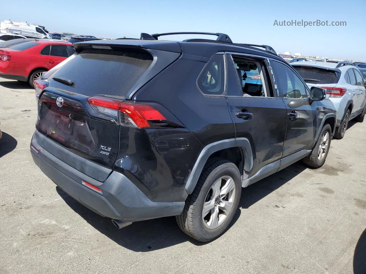 2019 Toyota Rav4 Xle Синий vin: JTMP1RFV3KD031211