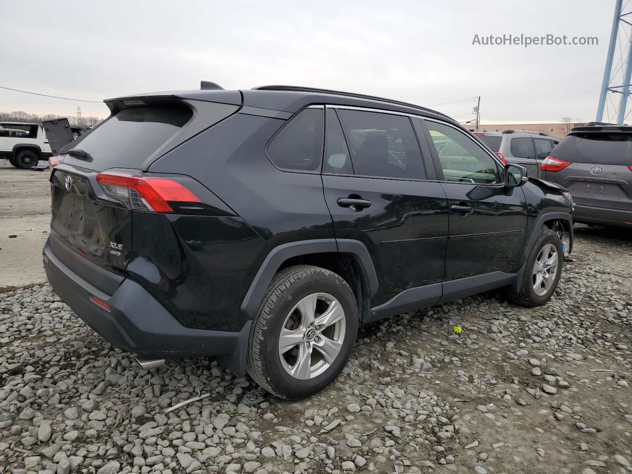 2019 Toyota Rav4 Xle Black vin: JTMP1RFV4KD006186