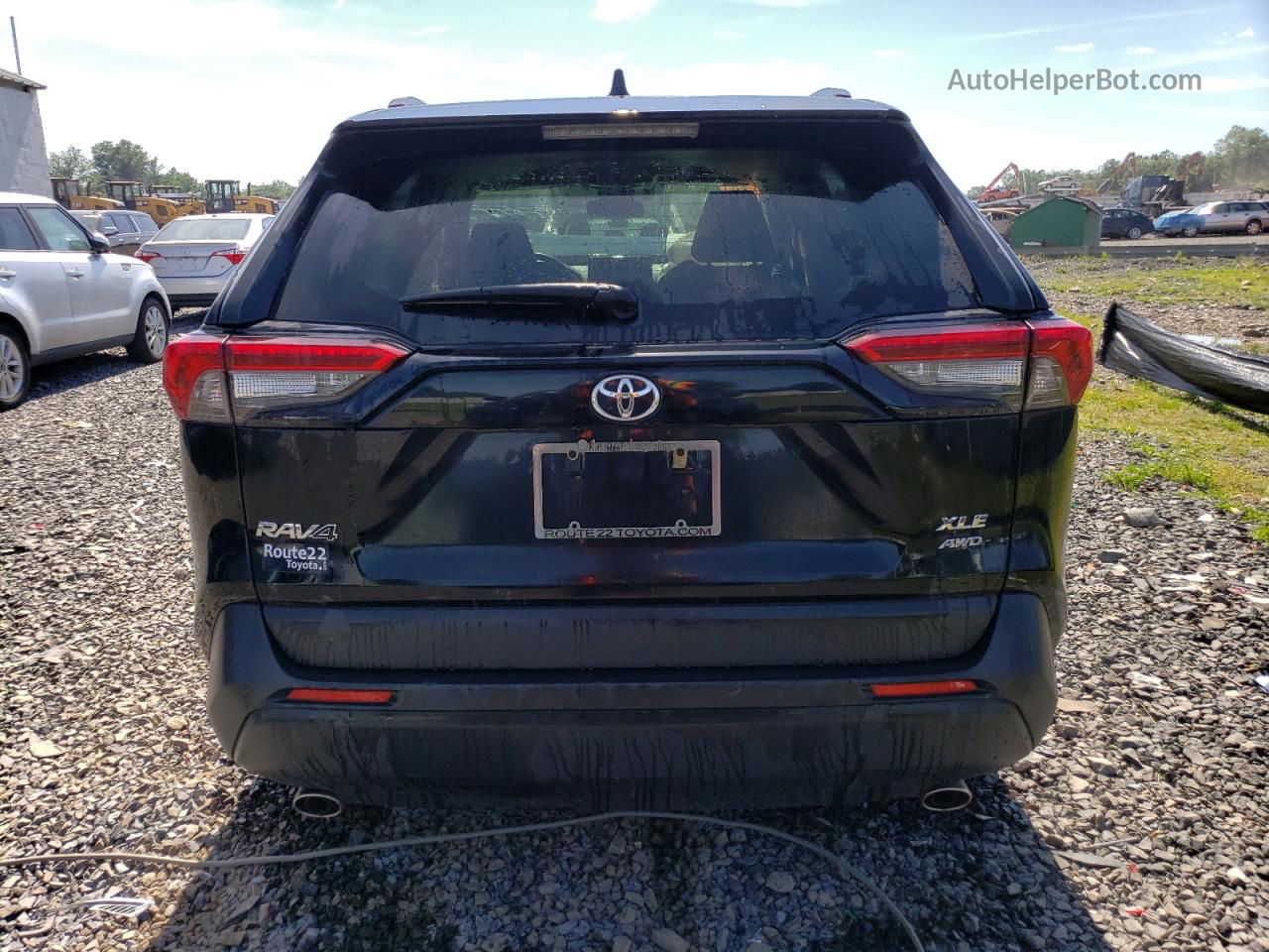 2019 Toyota Rav4 Xle Black vin: JTMP1RFV5KJ020261