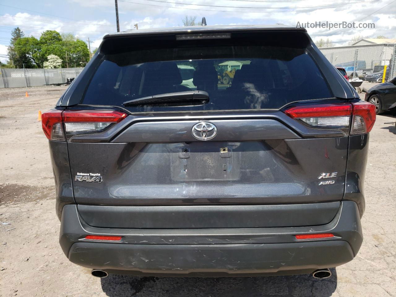 2019 Toyota Rav4 Xle Серый vin: JTMP1RFV6KD046317