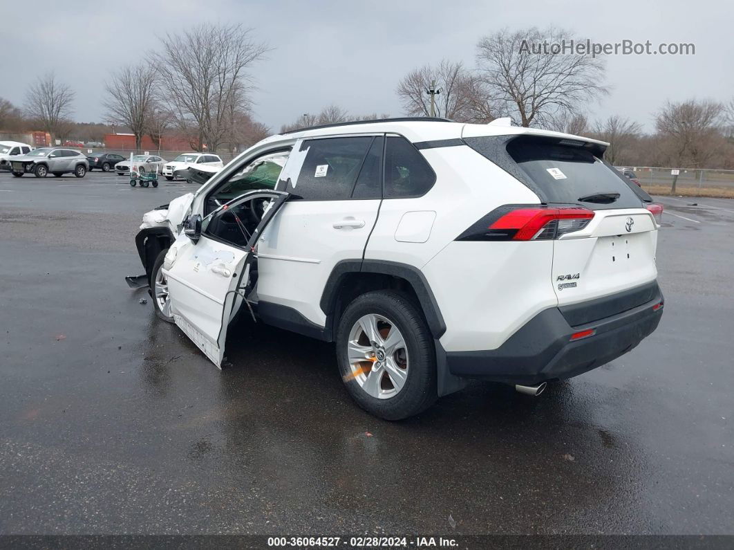 2019 Toyota Rav4 Xle White vin: JTMP1RFV6KJ020012